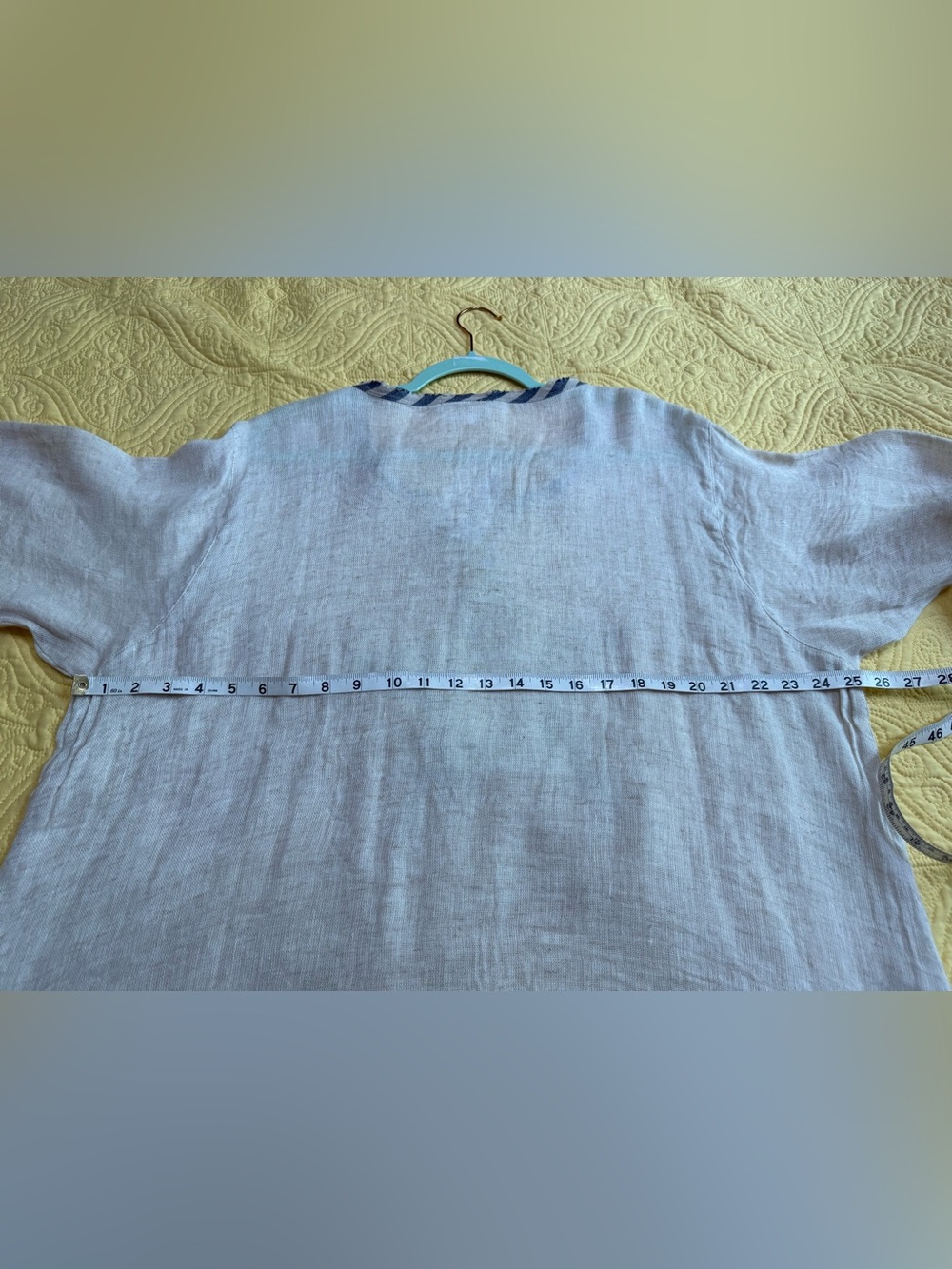 H240 Set A Rare Bird L/XL w15-24 Paper Crane OS w15-22 Cream Linen StarTunic - Picture 13 of 16